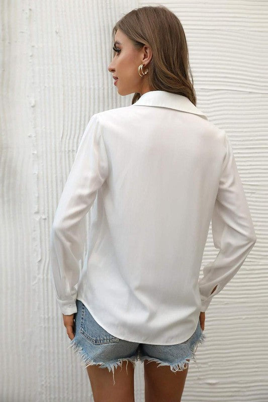 Casual button up blouse