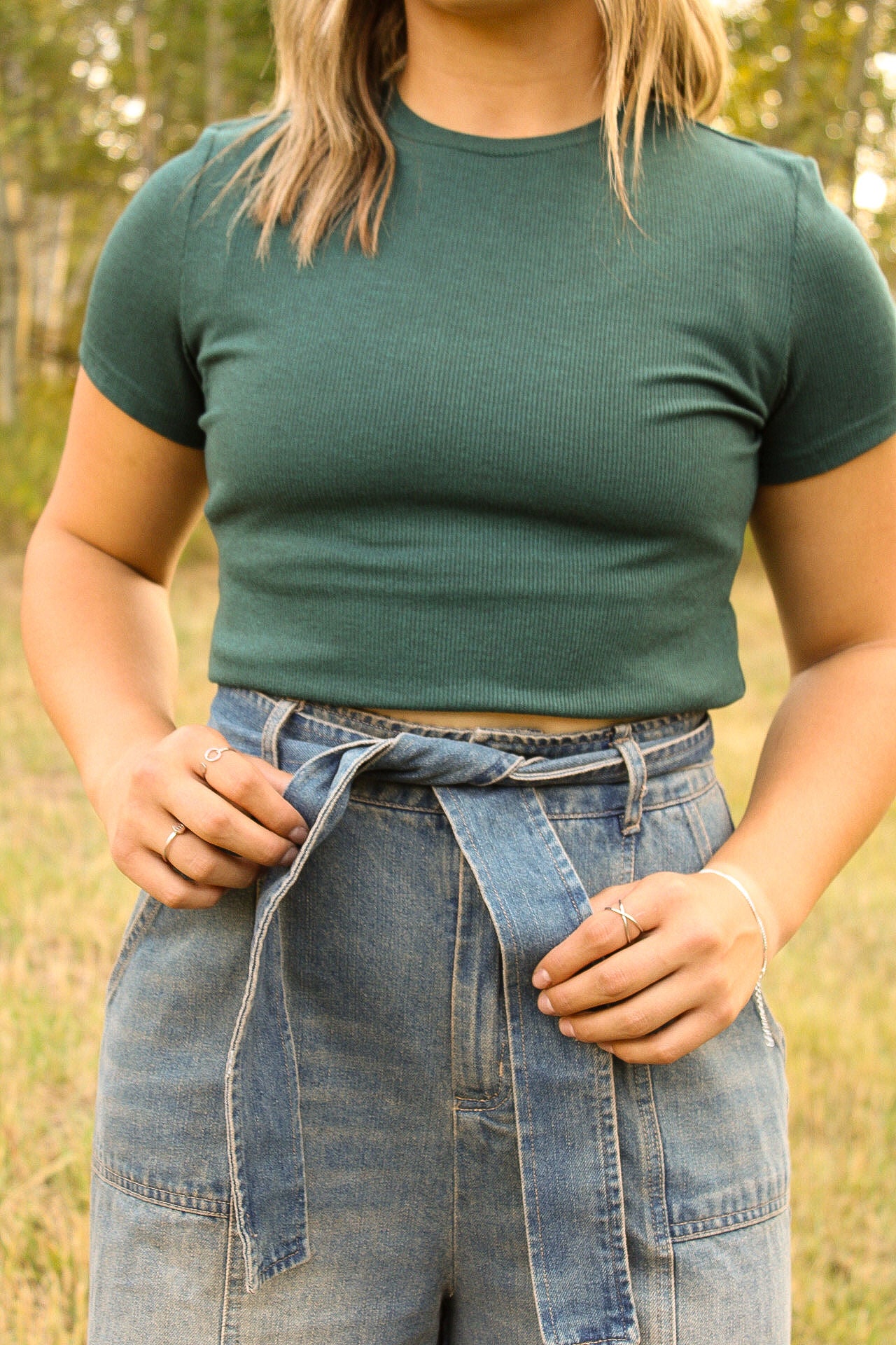 Shirley wide leg jean