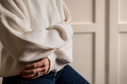 Oversized Sweater in White