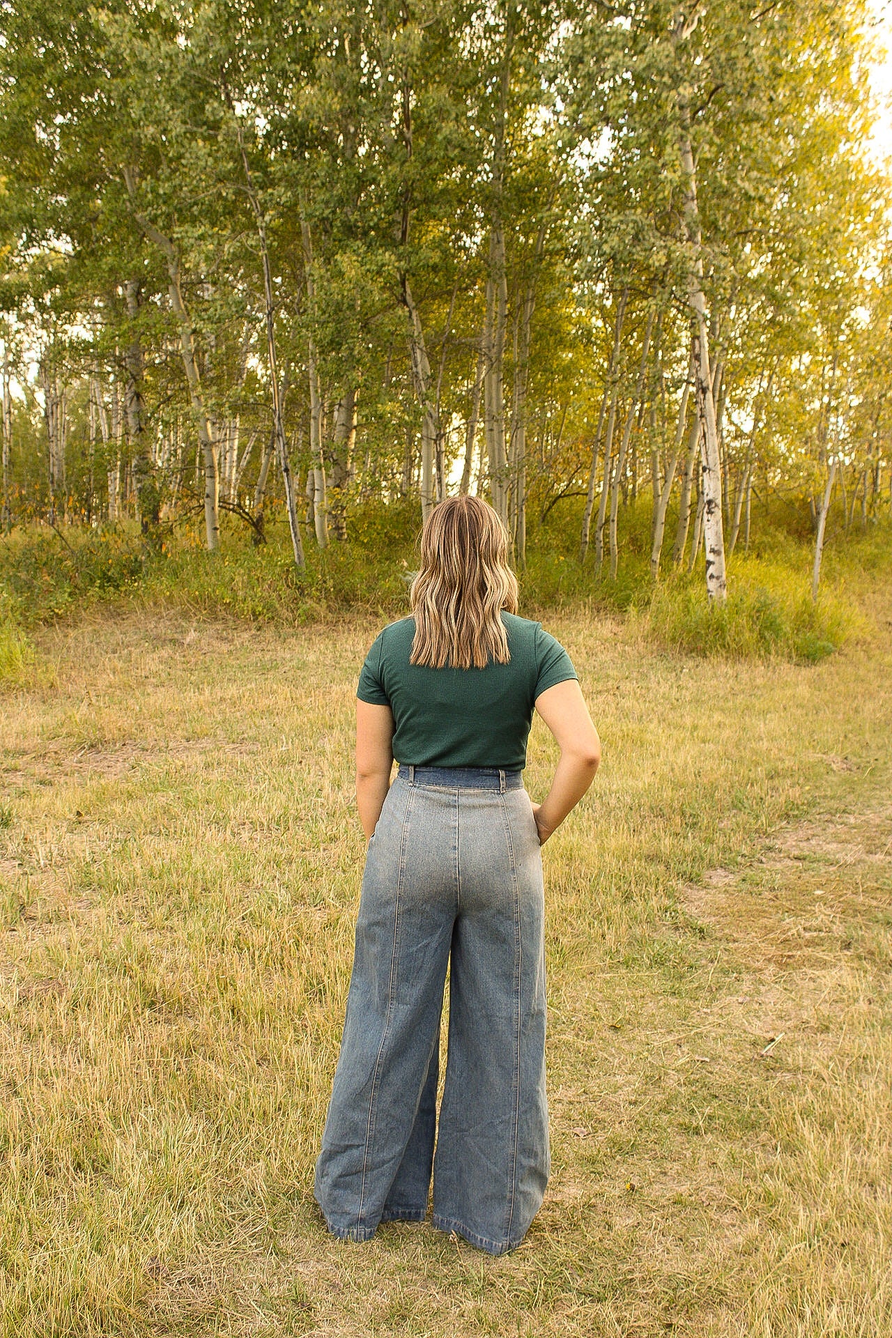 Shirley wide leg jean