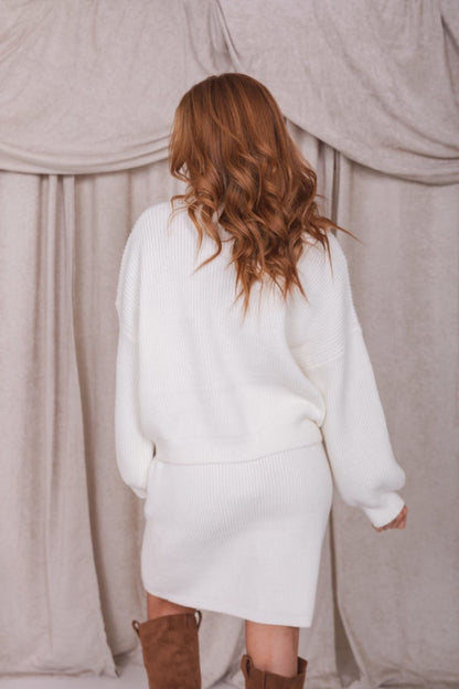 Oversized Sweater in White